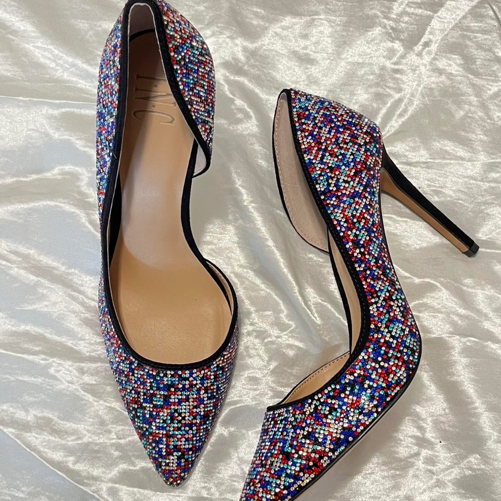 Bedazzled Pixel Heels - Size 9